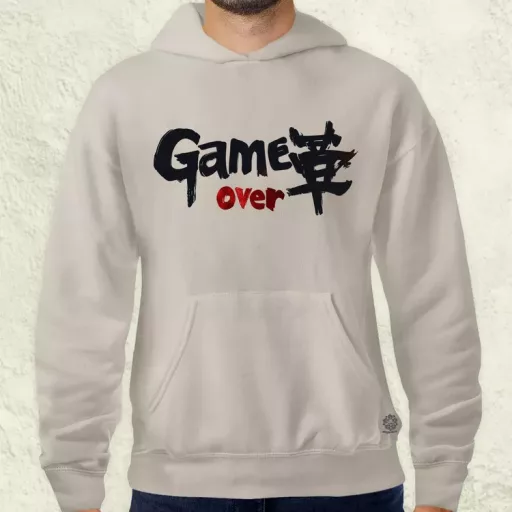 Game over v11 férfi pulóver