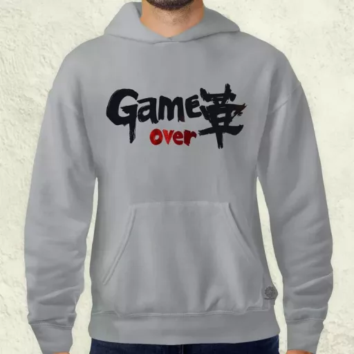 Game over v11 férfi pulóver