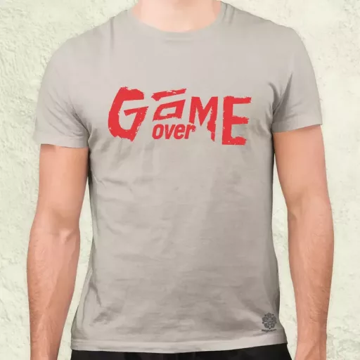Game over v14 férfi póló