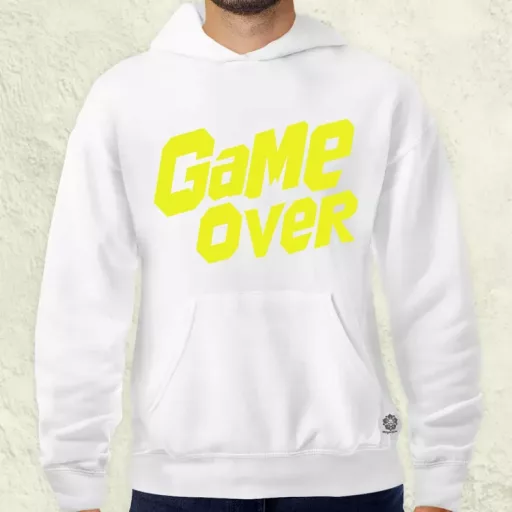 Game over v17 férfi pulóver