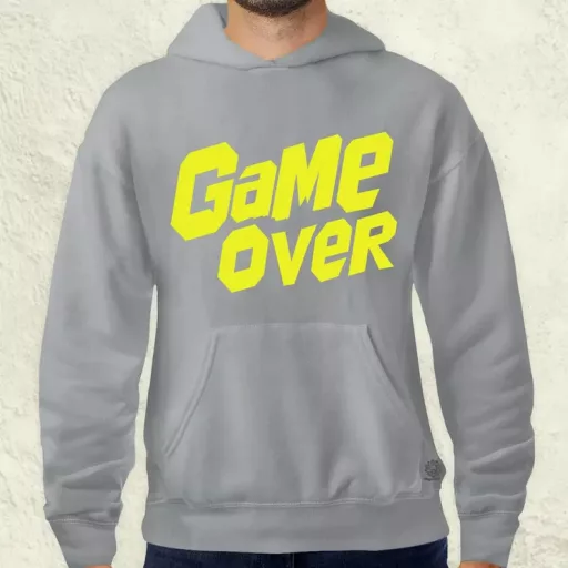 Game over v17 férfi pulóver