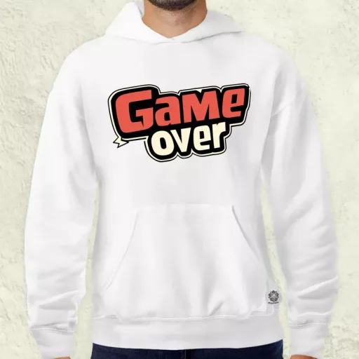 Game over v2 férfi pulóver