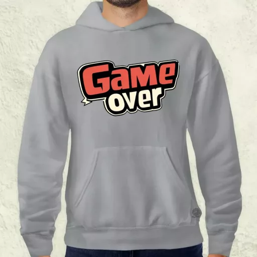 Game over v2 férfi pulóver