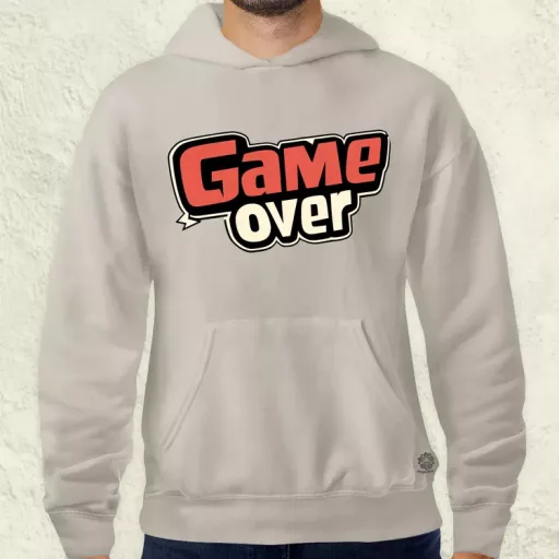Game over v2 férfi pulóver