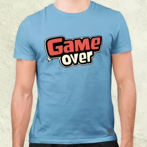 Game over v2 férfi póló