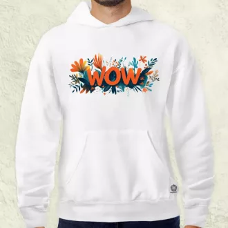 WOW felirat v2 férfi pulóver
