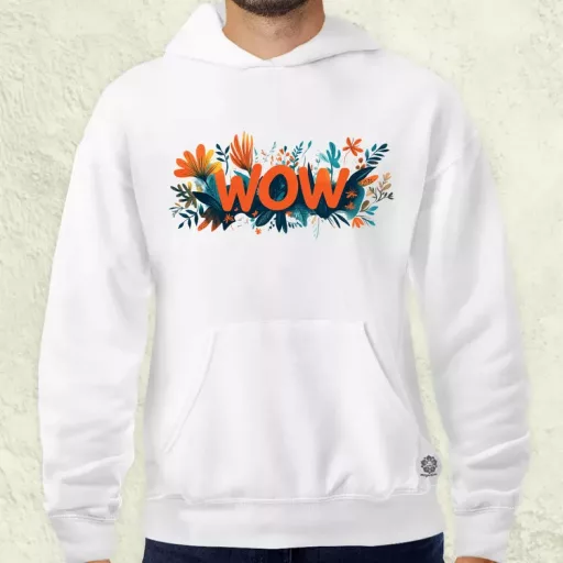 WOW felirat v2 férfi pulóver
