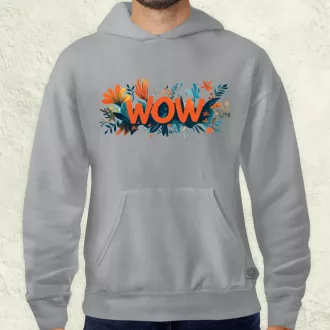 WOW felirat v2 férfi pulóver