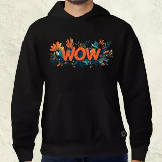 WOW felirat v2 férfi pulóver