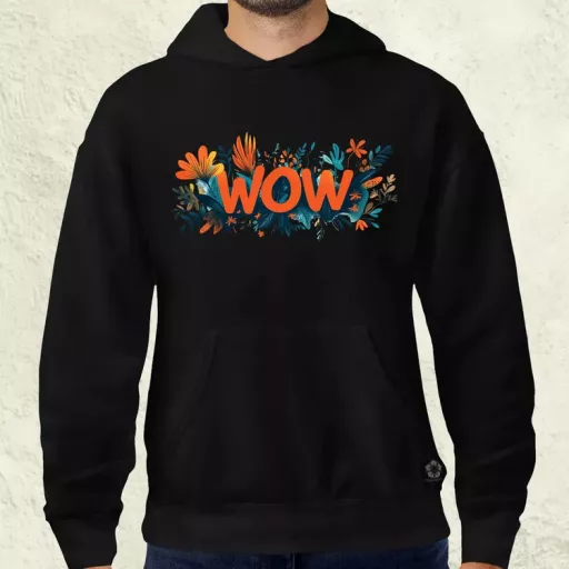 WOW felirat v2 férfi pulóver