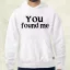 U found me v3 férfi pulóver
