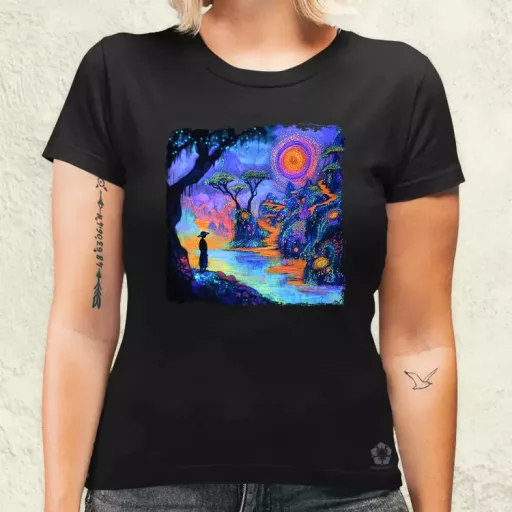 Ayahuasca utazás v3 női póló