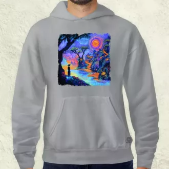 Ayahuasca utazás v3 férfi pulóver