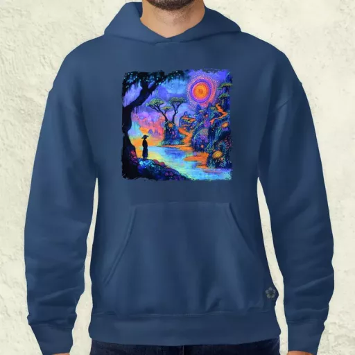 Ayahuasca utazás v3 férfi pulóver