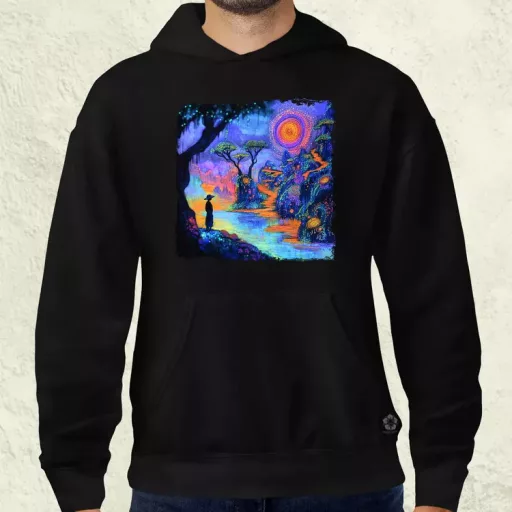Ayahuasca utazás v3 férfi pulóver