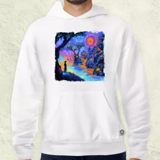 Ayahuasca utazás v3 férfi pulóver