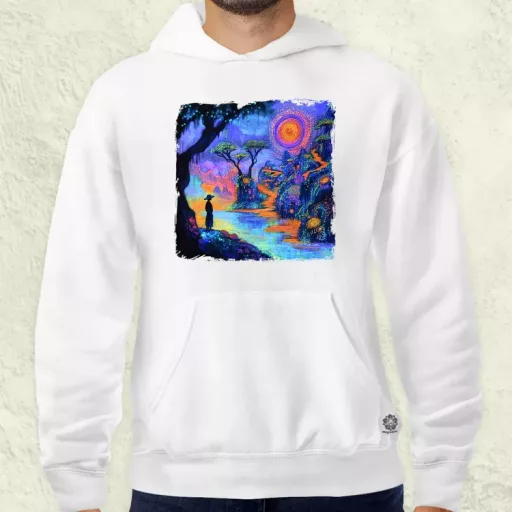 Ayahuasca utazás v3 férfi pulóver