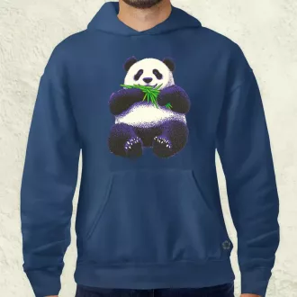 Cuki panda eszik v2 férfi pulóver