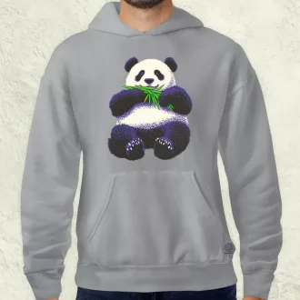 Cuki panda eszik v2 férfi pulóver