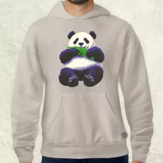 Cuki panda eszik v2 férfi pulóver