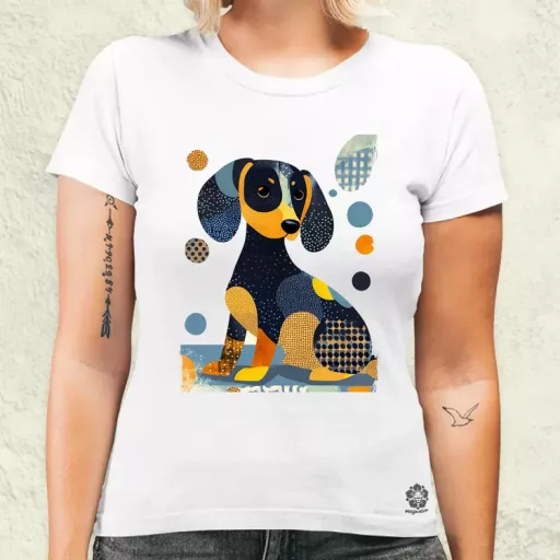 Pop art tacskó v1 női póló