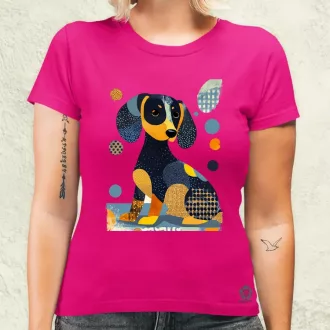Pop art tacskó v1 női póló