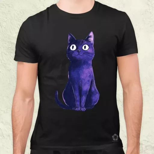 Rajz cica v20 férfi póló