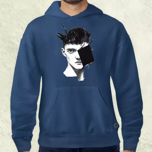 Szürreális portré v2 férfi pulóver