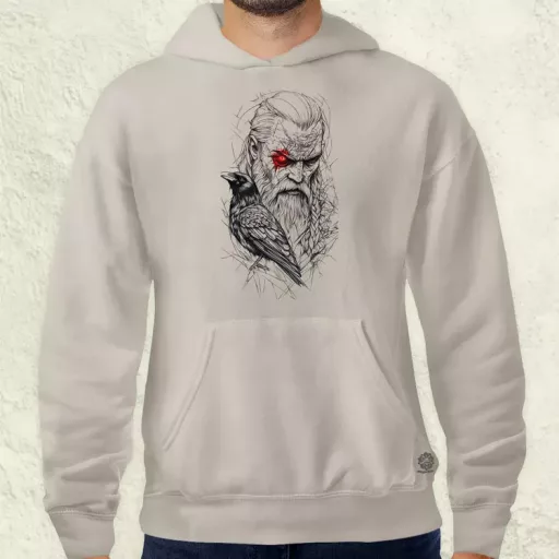 Odin tetoválás v4 férfi pulóver