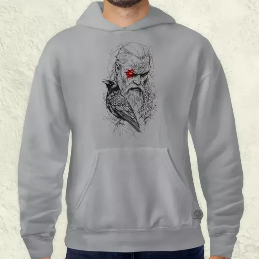 Odin tetoválás v4 férfi pulóver