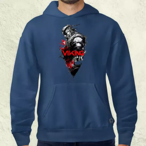 Viking plakát v2 férfi pulóver