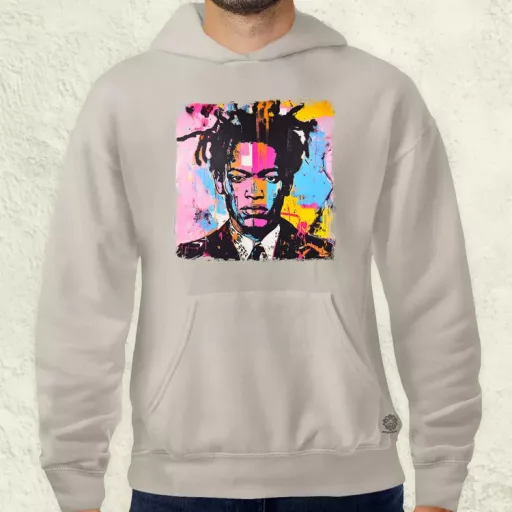 Basquiat pop art v2 férfi pulóver