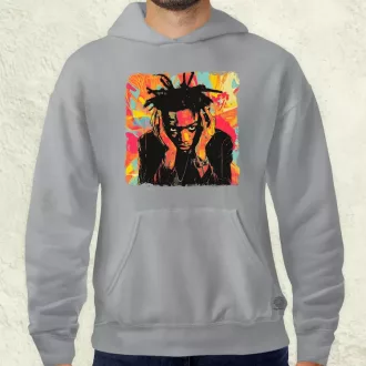 Basquiat pop art v5 férfi pulóver
