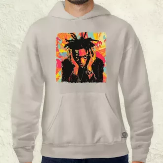 Basquiat pop art v5 férfi pulóver