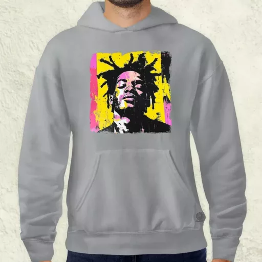 Basquiat pop art v8 férfi pulóver