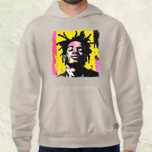 Basquiat pop art v8 férfi pulóver