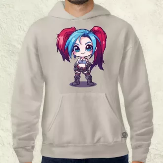 Chibi Jinx v1 férfi pulóver