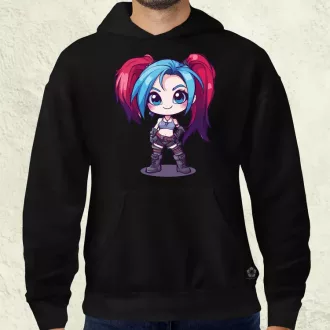 Chibi Jinx v1 férfi pulóver