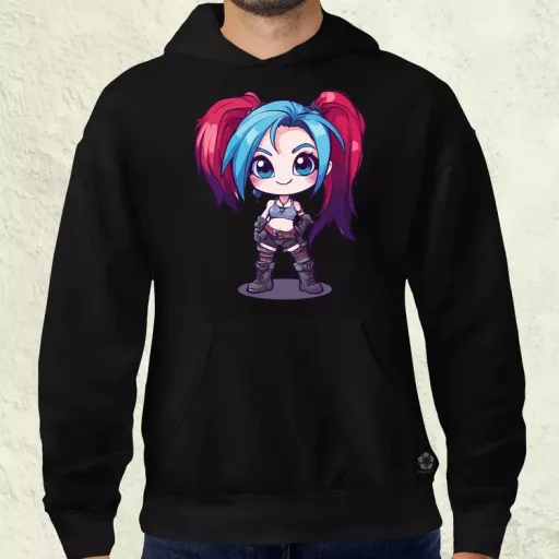 Chibi Jinx v1 férfi pulóver