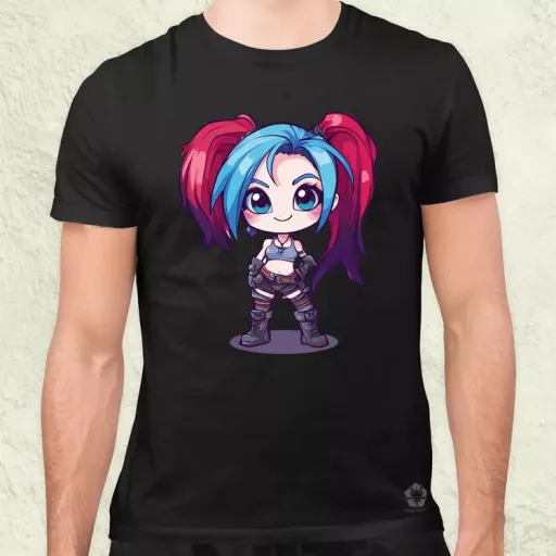Chibi Jinx v1 férfi póló