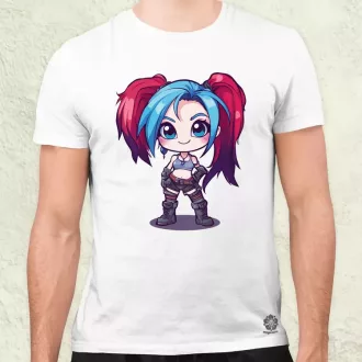 Chibi Jinx v1 férfi póló