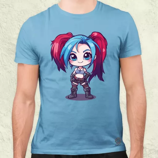 Chibi Jinx v1 férfi póló