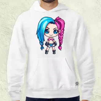 Chibi Jinx v2 férfi pulóver
