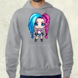 Chibi Jinx v2 férfi pulóver