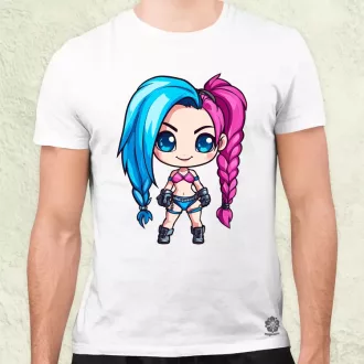 Chibi Jinx v2 férfi póló