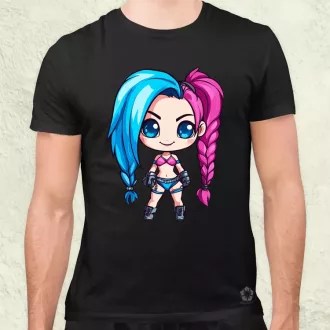 Chibi Jinx v2 férfi póló