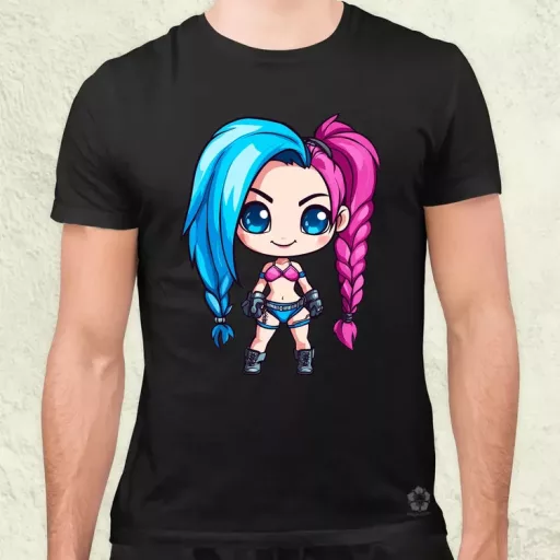 Chibi Jinx v2 férfi póló