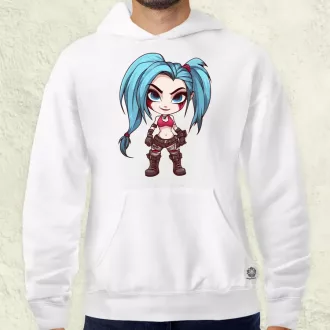 Chibi Jinx v3 férfi pulóver