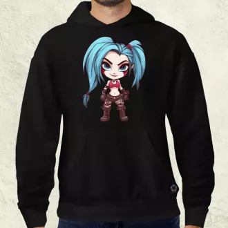 Chibi Jinx v3 férfi pulóver