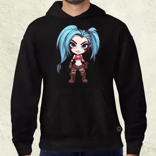 Chibi Jinx v3 férfi pulóver